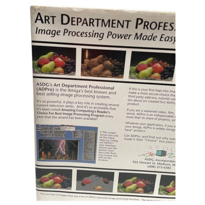 Vintage 1992 Art Department Professional Image Processing Power Easy - Kit Completo com 6 Disquetes