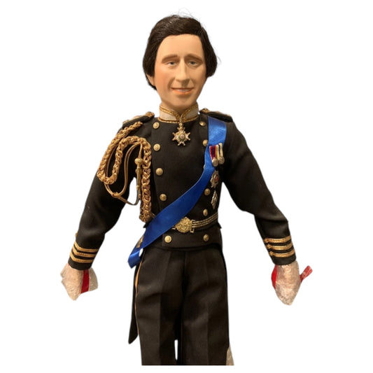 Boneco Colecionável Vintage The Prince Charles Bridegroom Doll by Danbury Mint - Porcelana