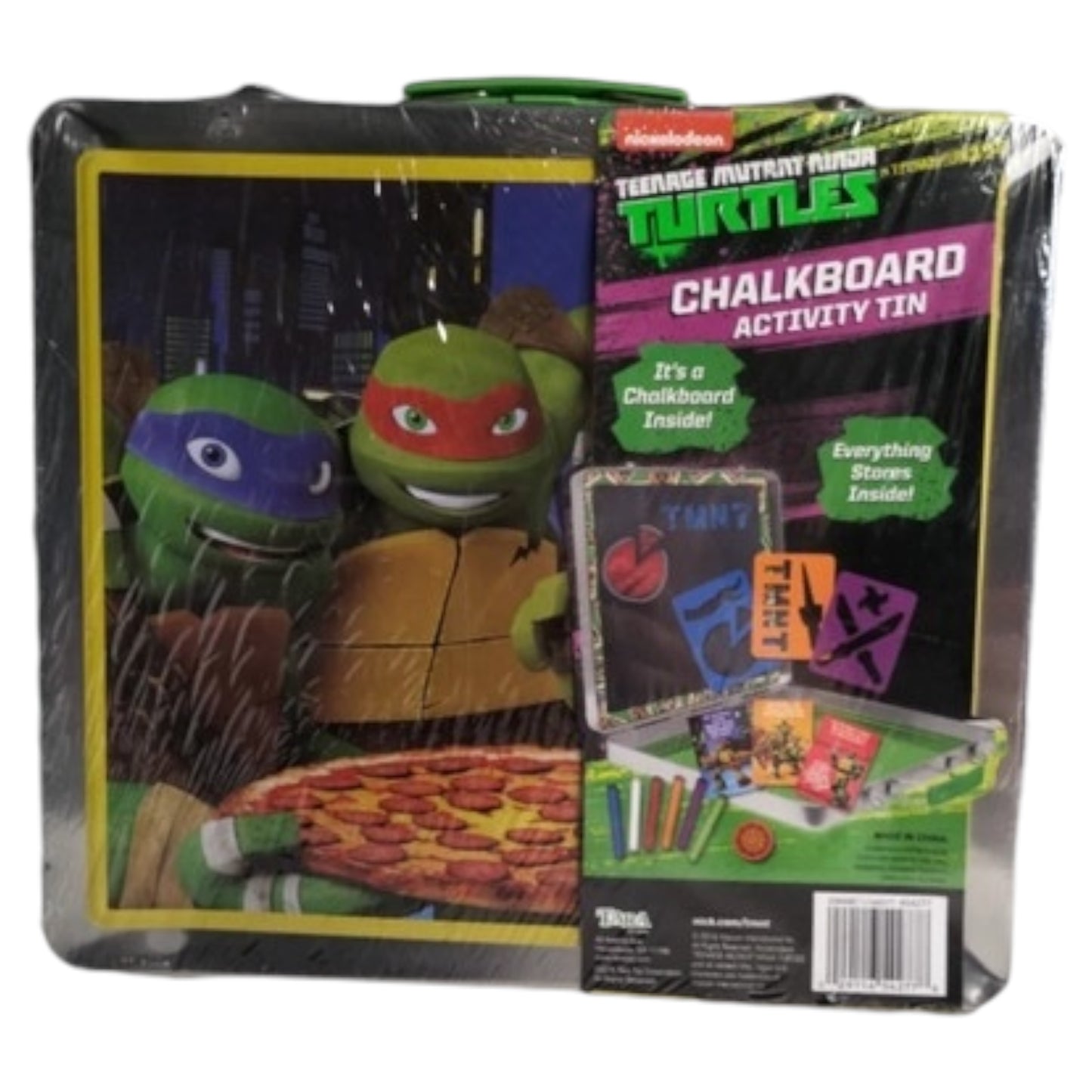 Jogo Chalkboard Activity Tin – Teenage Mutant Ninja Turtles (2016) Tartarugas Ninja