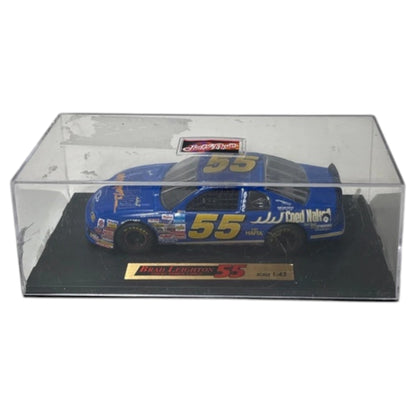 Carro Die-Cast Chevy Monte Carlo Brad Leighton 1:43 - Metal Fundido Azul