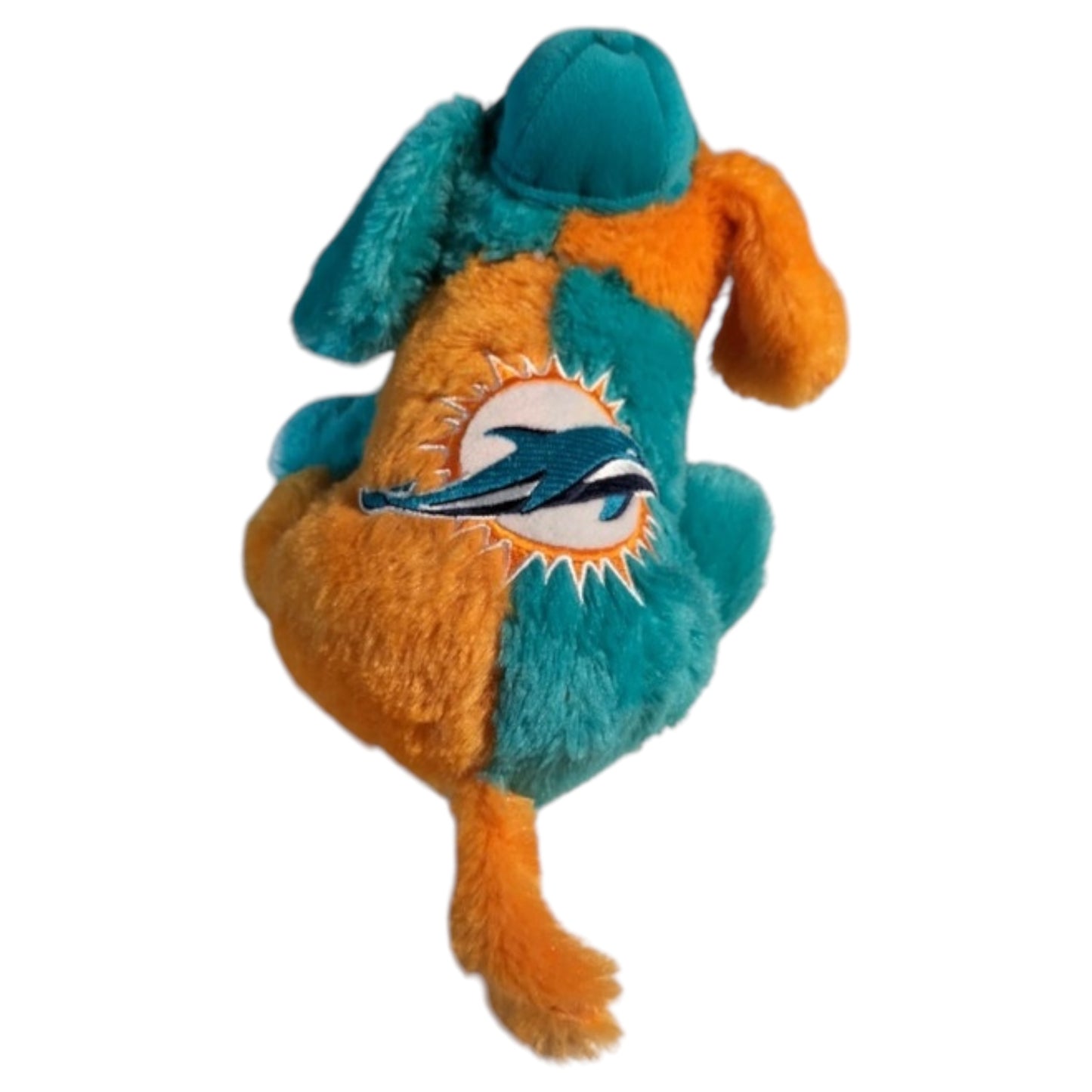 Pelúcia Cachorro Azul e Laranja - Miami Dolphins, NFL - Forever Collectibles