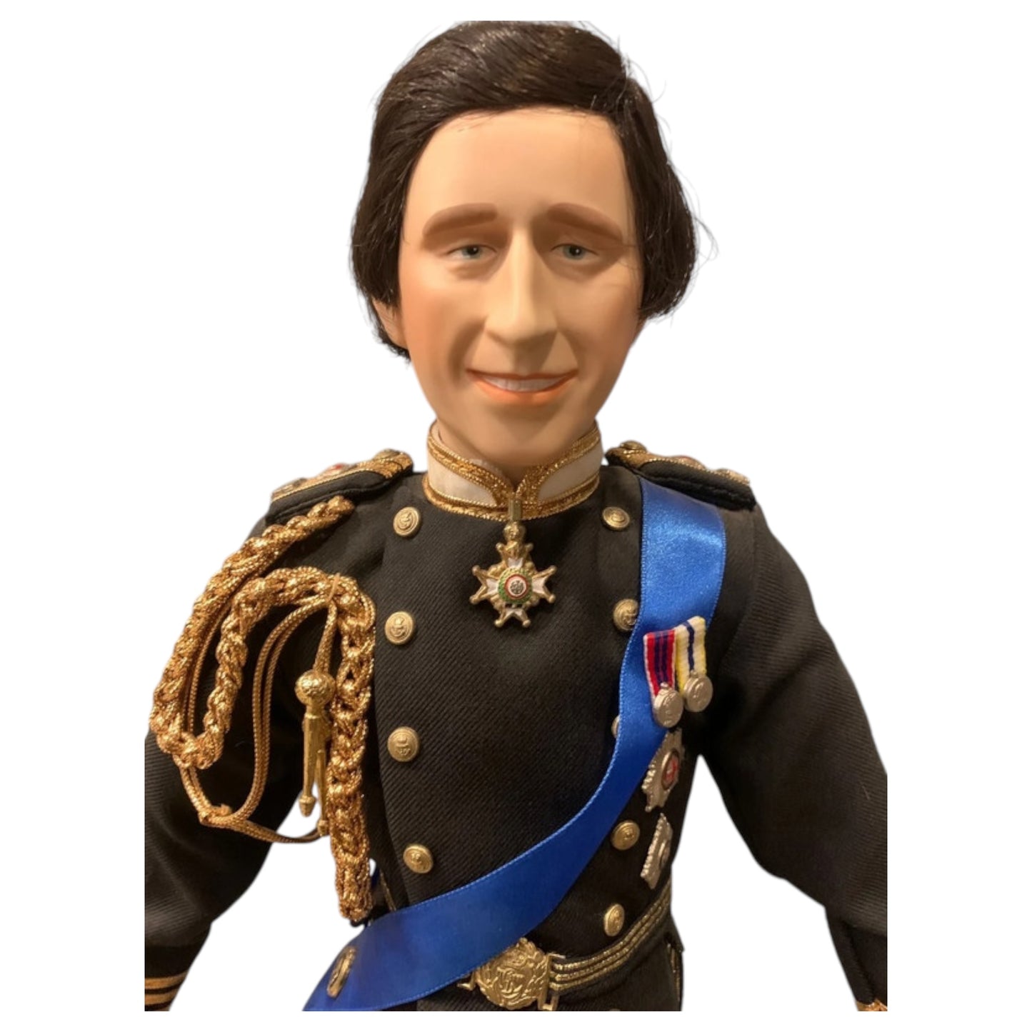 Boneco Colecionável Vintage The Prince Charles Bridegroom Doll by Danbury Mint - Porcelana