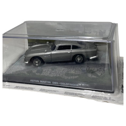 Aston Martin DB5 "Goldfinger" 007 (2006) – 1:43 escala - Miniatura Colecionável Lacrada