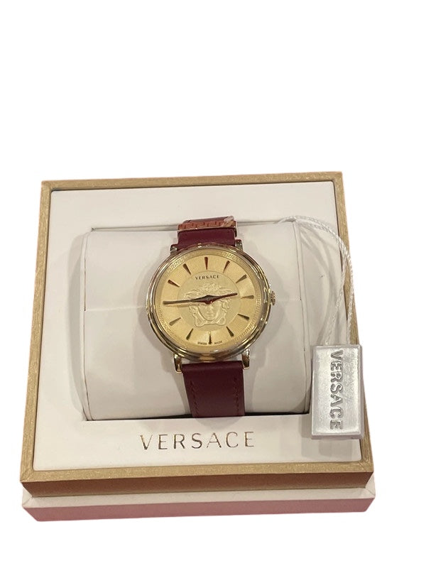 Relógio Versace Gold Medusa VE810382 - Edição Especial Banhada a Ouro 18K - Madame Surtô Vintage Shop