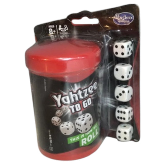 Yahtzee to Go Hasbro – Jogo de Dados Portátil Lacrado na Embalagem Original EUA