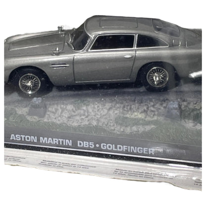 Aston Martin DB5 "Goldfinger" 007 (2006) – 1:43 escala - Miniatura Colecionável Lacrada