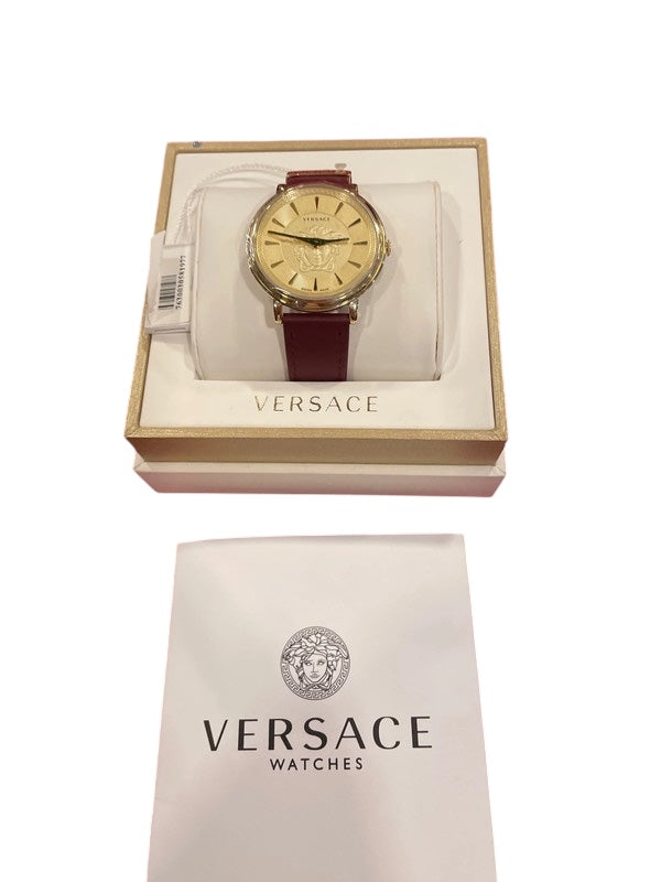 Relógio Versace Gold Medusa VE810382 - Edição Especial Banhada a Ouro 18K - Madame Surtô Vintage Shop