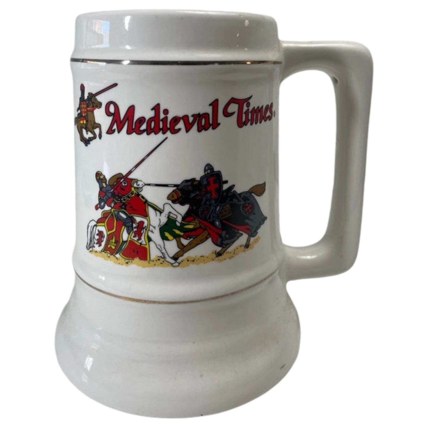 Caneca Colecionável Medieval Times – Cena de Duelo de Guerreiros