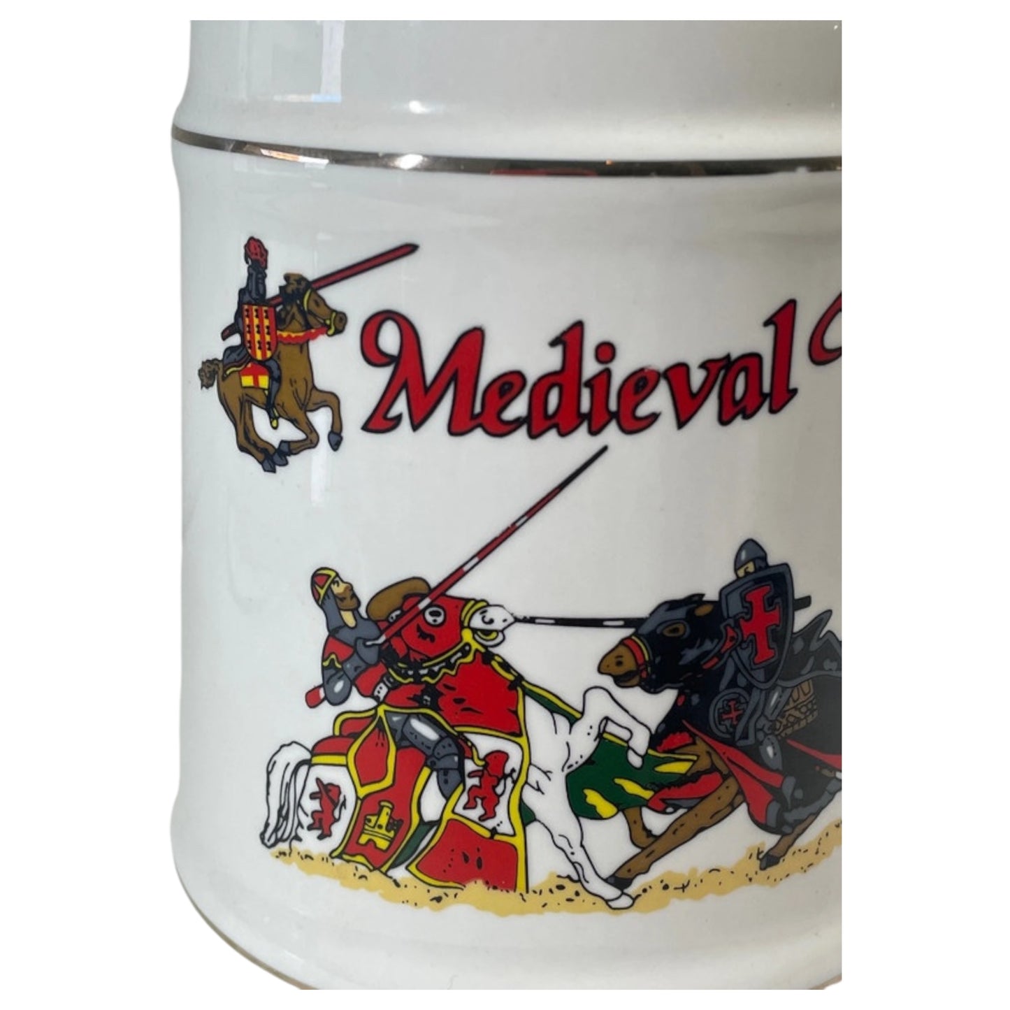 Caneca Colecionável Medieval Times – Cena de Duelo de Guerreiros