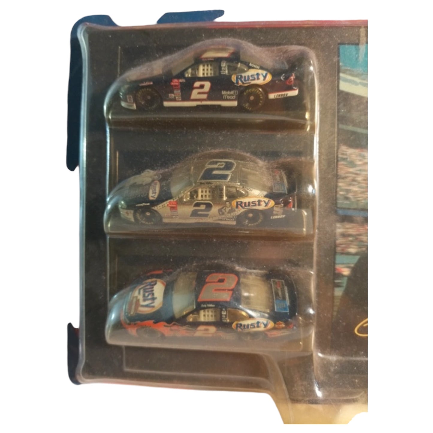 2002 Winner's Circle #2 Rusty Wallace NASCAR Gift Pack – Escala 1/64