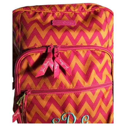 Vera Bradley Mochila Geométrica Laranja e Pink - Nova com Etiqueta