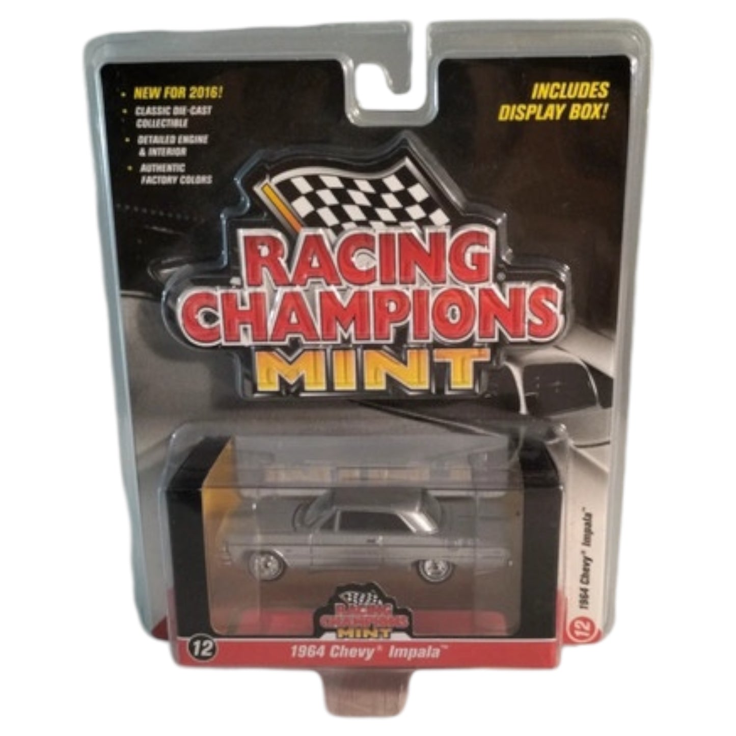 Racing Champions Mint 1964 Chevy Impala Die-Cast – Prateado da Série 2016