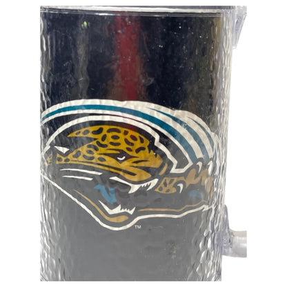 Caneca NFL Jacksonville Jaguars – Acrílico Transparente Vintage Anos 2000