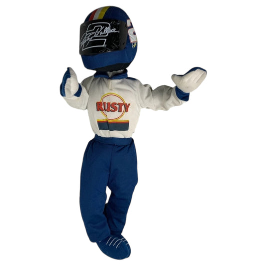 Boneco Pelúcia NASCAR Rusty Wallace #2 – Nanco 1999 Colecionável Raro