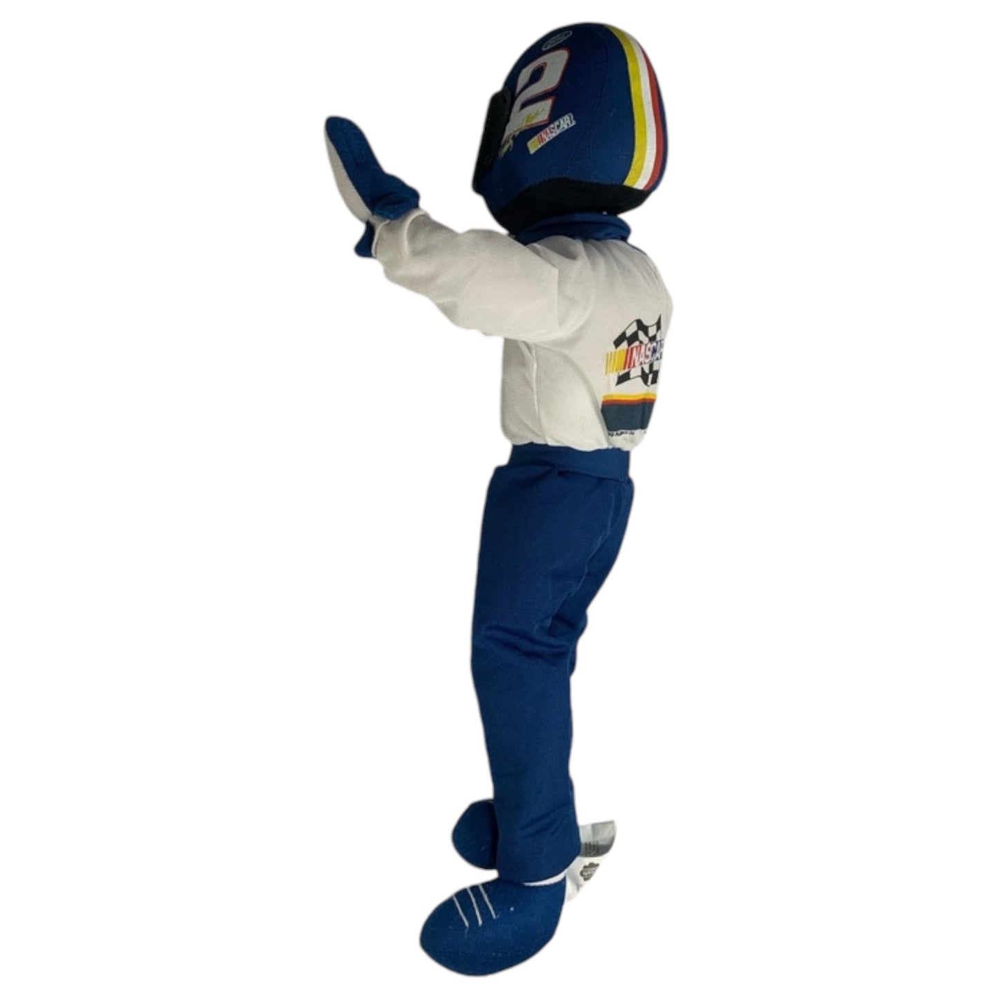 Boneco Pelúcia NASCAR Rusty Wallace #2 – Nanco 1999 Colecionável Raro