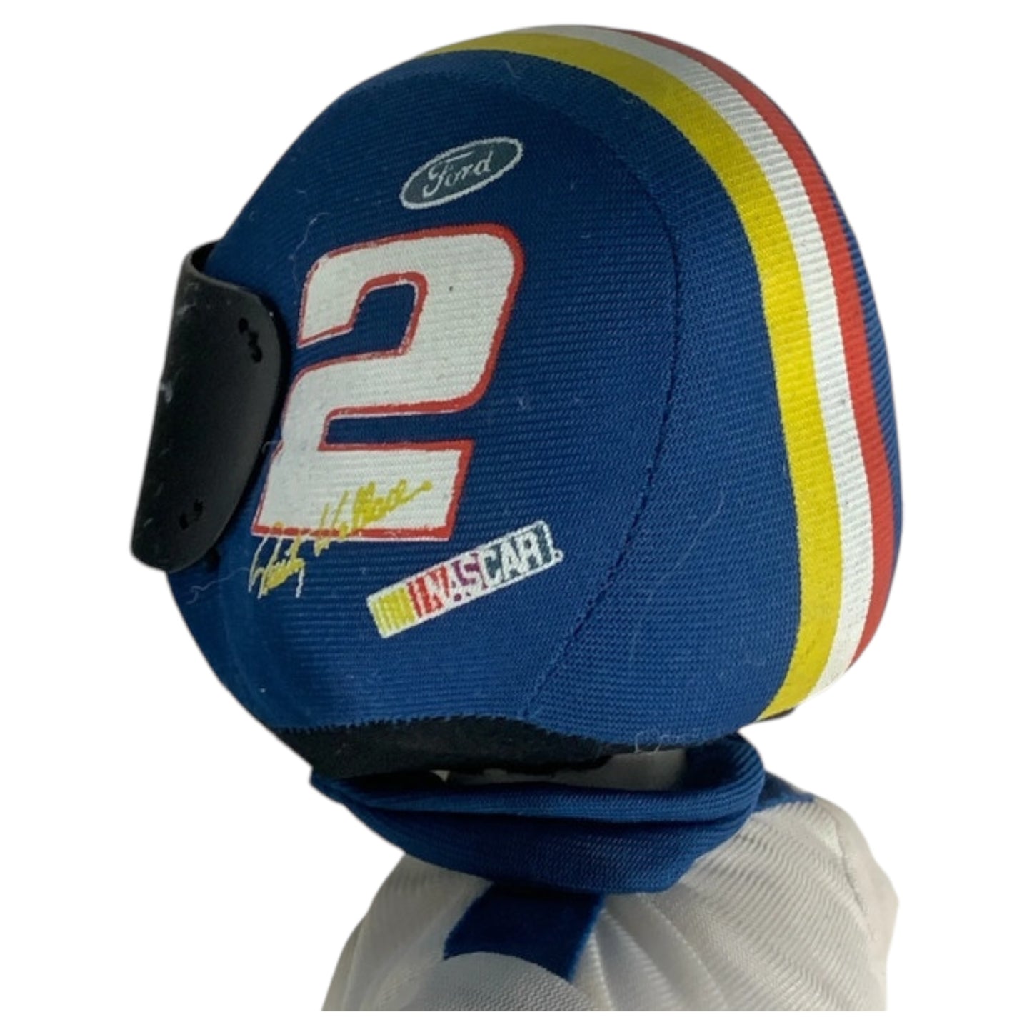 Boneco Pelúcia NASCAR Rusty Wallace #2 – Nanco 1999 Colecionável Raro