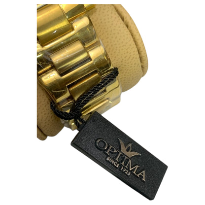 Relógio Optima Watch OSC216-GG-7 Dourado - Novo na Caixa - Madame Surtô Vintage Shop