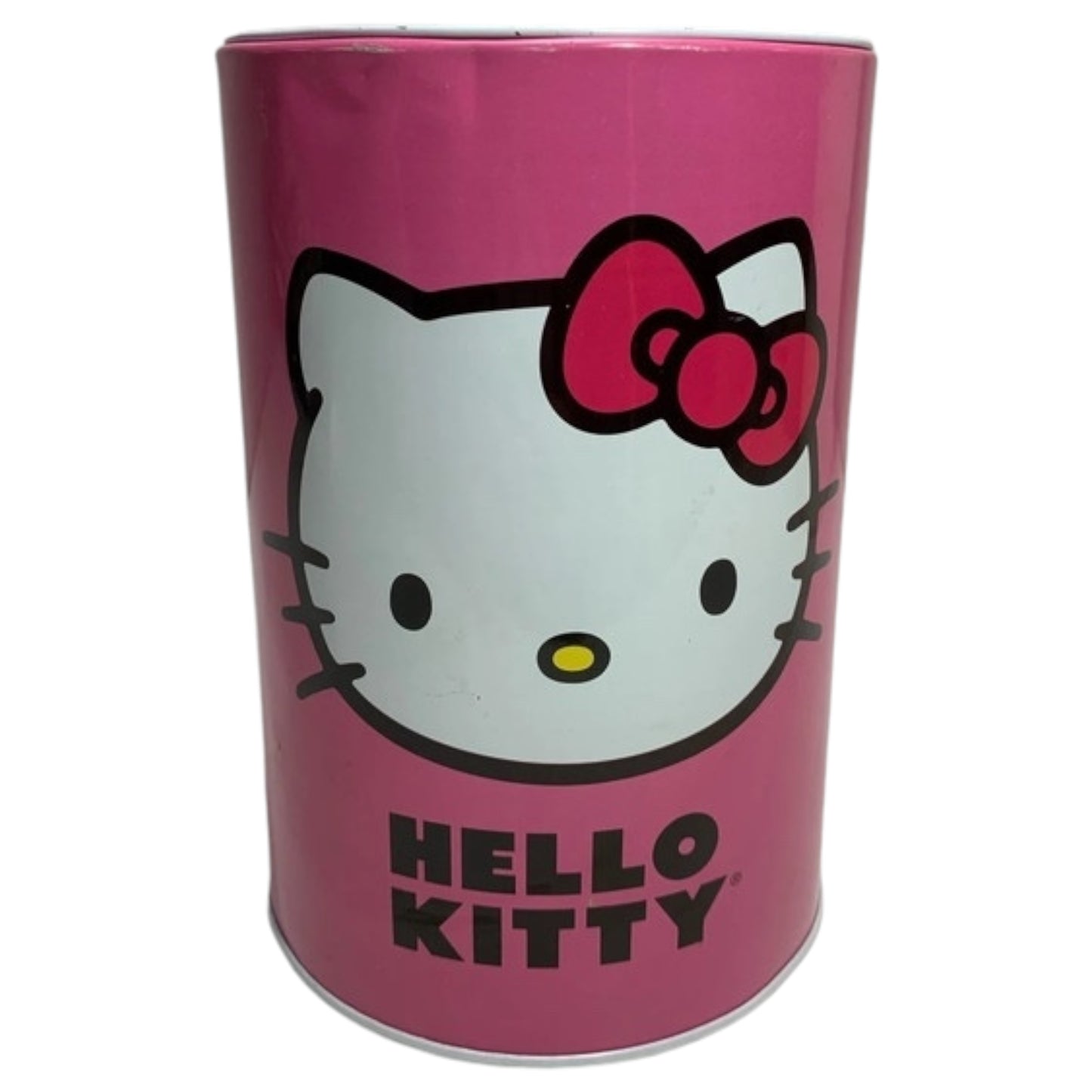 Rara Lata Mealheiro Hello Kitty Sanrio – Cofre Coin Bank Tin Box CO, Rosa