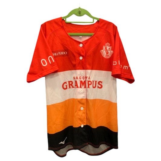 Jersey Japonesa de Baseball – Nagoya Grampus (Eight) Shiseido, Yumetetsu, Onca e In Bloom - Madame Surtô Vintage Shop