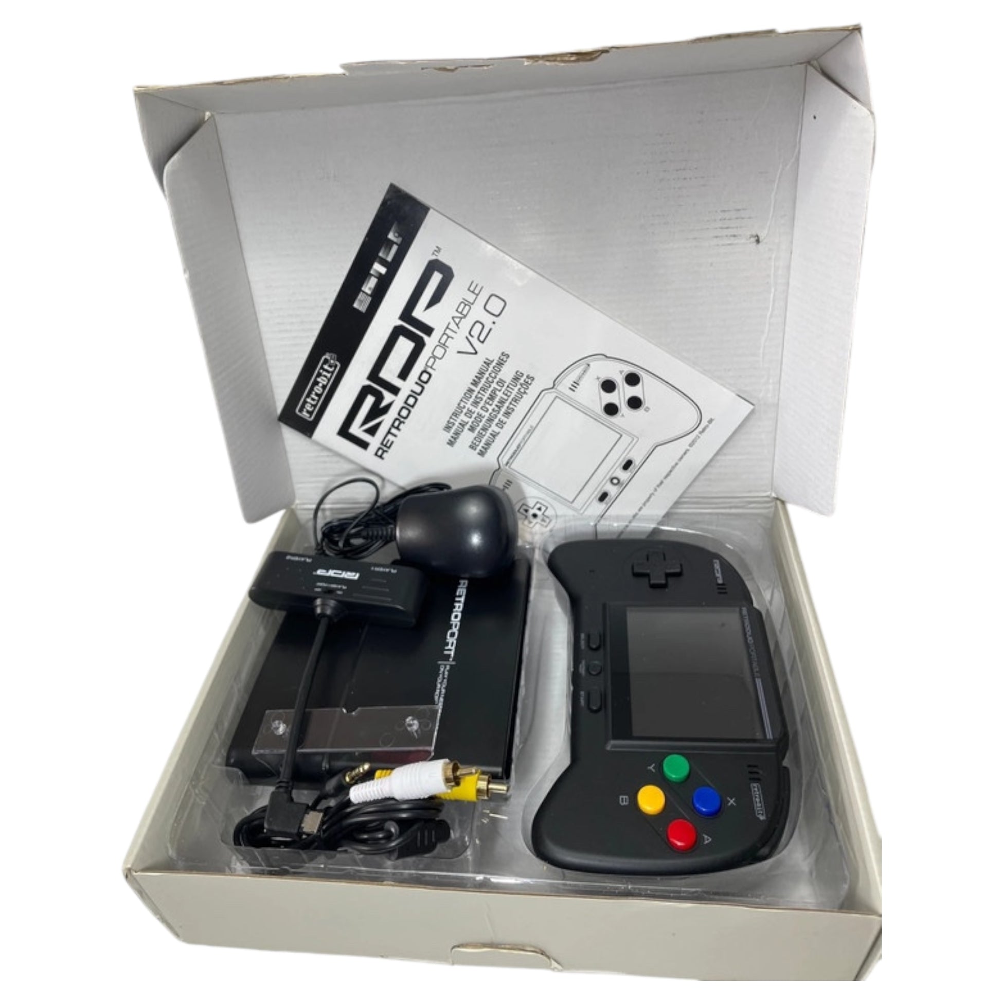 Sistema Portátil RDP RetroDuo Portátil V2.0 Core Edition para NES e SNES Retro-bit Video Game - Madame Surtô Vintage Shop