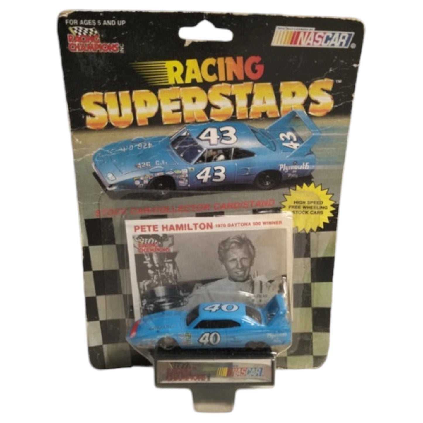 Pete Hamilton #40 Racing Superstars 1991 NASCAR Daytona 500 Winner – Collectible by Racing Champions