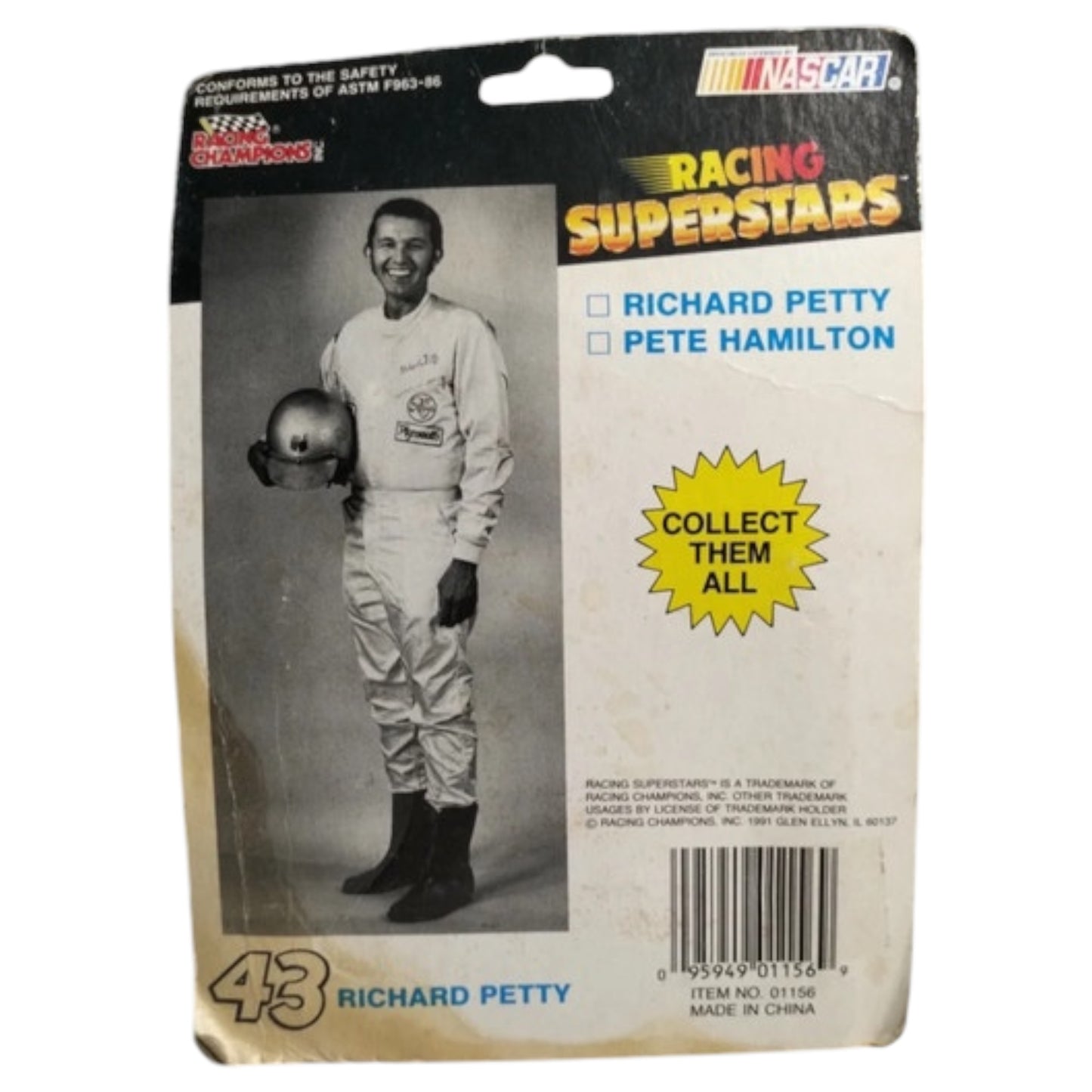 Pete Hamilton #40 Racing Superstars 1991 NASCAR Daytona 500 Winner – Collectible by Racing Champions