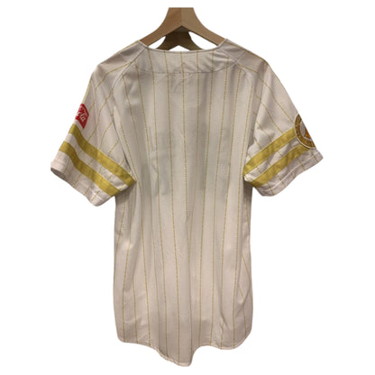 Camisa Jersey Baseball Japonesa SoftBank Hawks 2018 – Branca com Amarelo/Dourado - Madame Surtô Vintage Shop