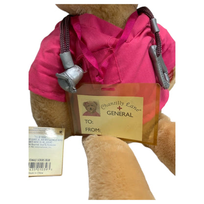 Ursinho de Pelúcia – Pink Scrubs Bear da Chantilly Lane Musicals 2009