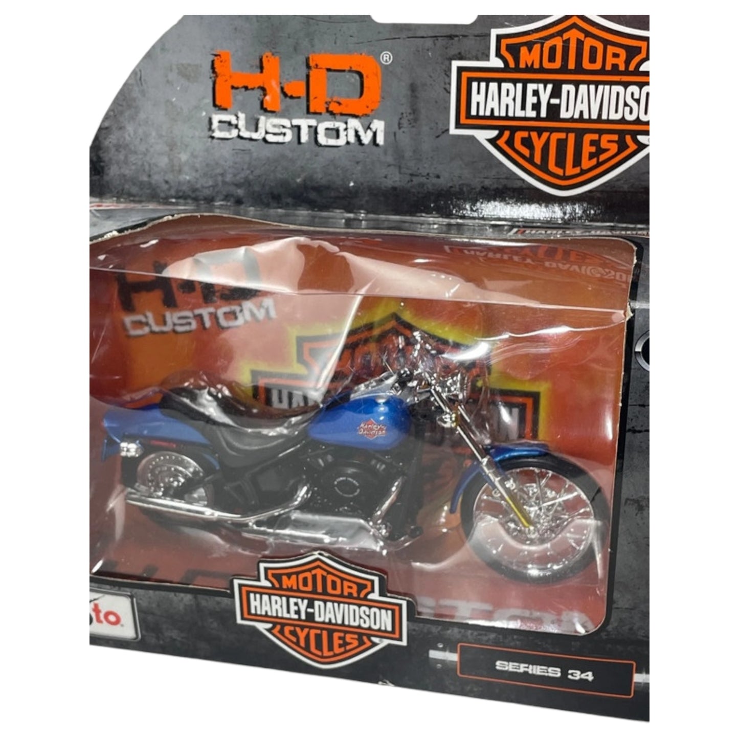 Réplica de Moto Harley Davidson Series 34 – Maisto (2016) com Caixa Original