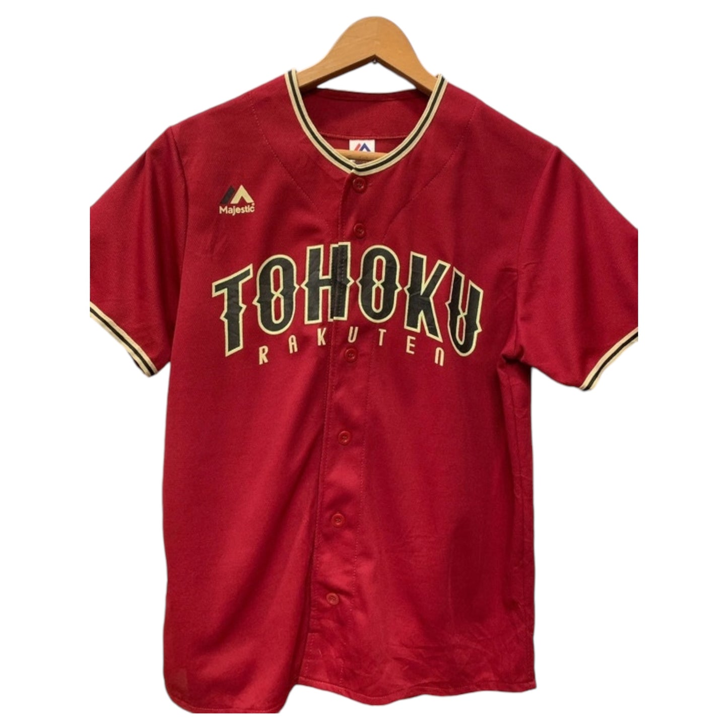 Jerseys de Baseball do Japão Tohoku Rakuten – Verde e Vermelha Camisa Desportiva Beisebol - Madame Surtô Vintage Shop