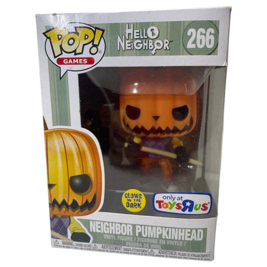 Funko Pop Hello Neighbor Pumpkinhead #266 - Exclusivo Toys R Us, 2018