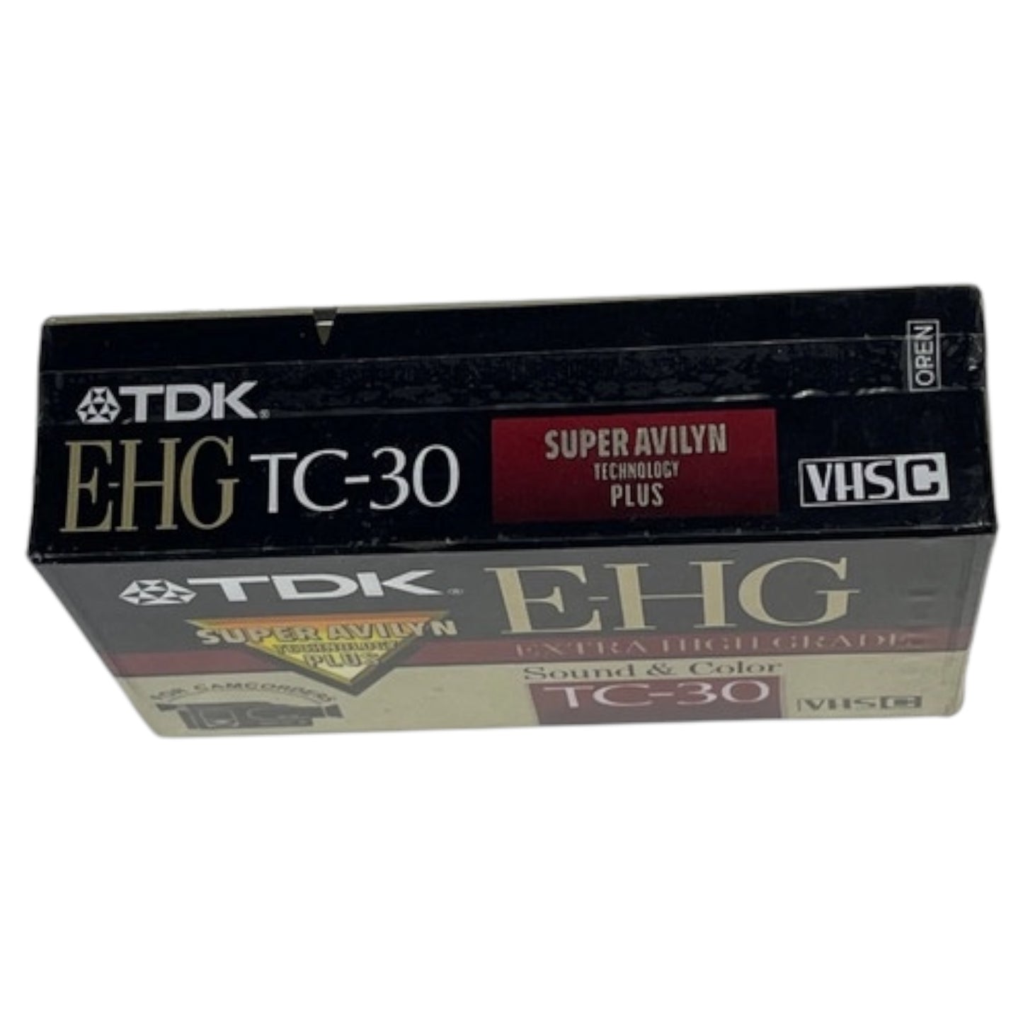 Fita de Vídeo Nova TKD VHS-C TC-30 EHG Premium Alta Qualidade, Lacrada, Feita no Japão