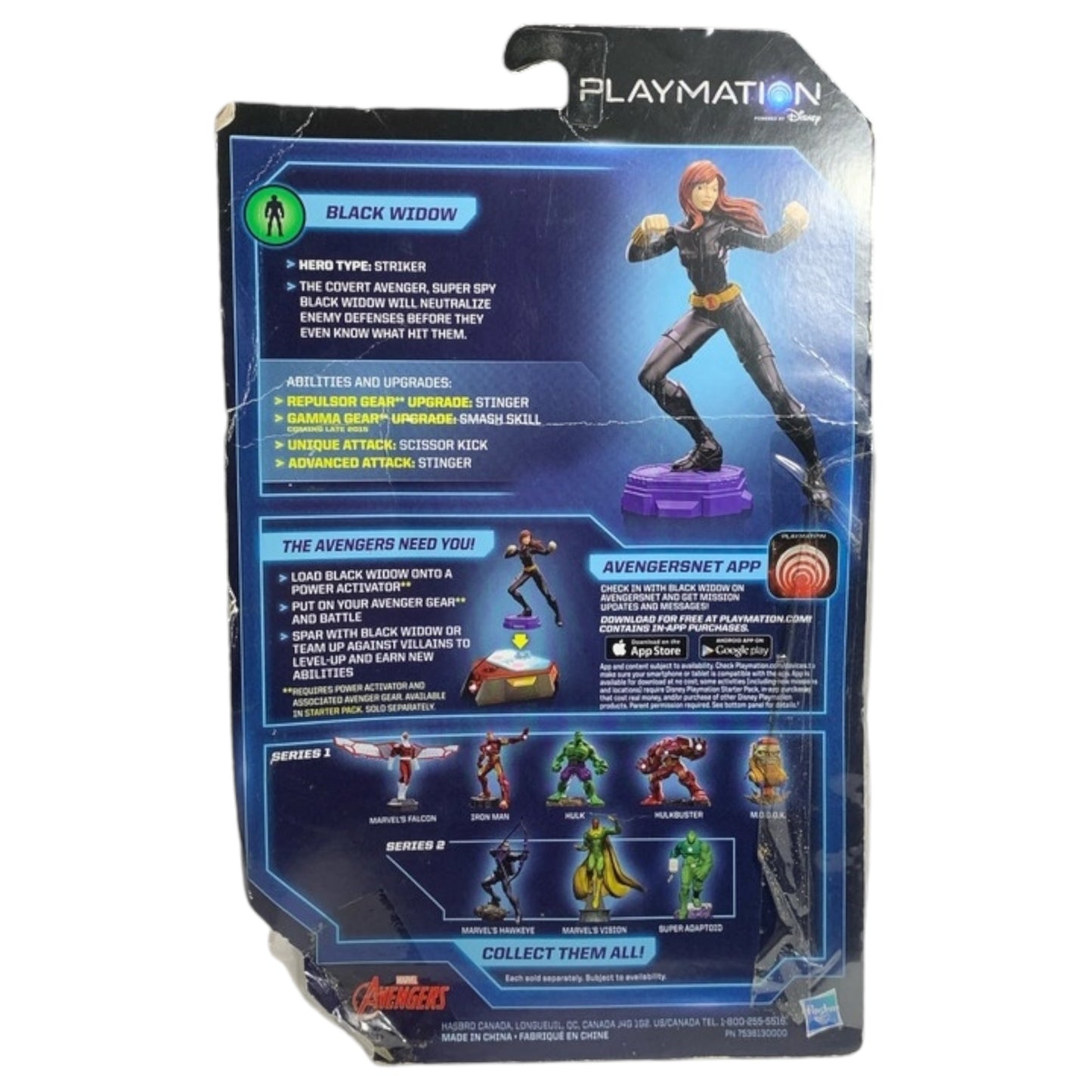 Bonecos Playmation Disney Marvel: Black Widow, Super Adaptoid e MODOK - Figuras de Ação para Jogos