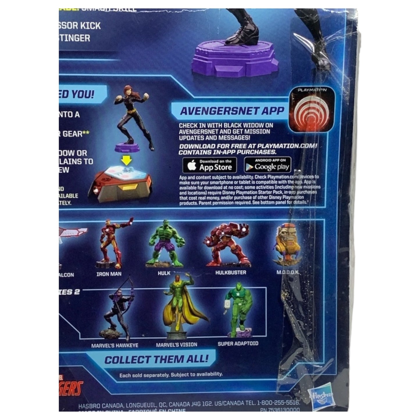 Bonecos Playmation Disney Marvel: Black Widow, Super Adaptoid e MODOK - Figuras de Ação para Jogos