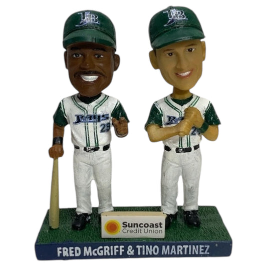 Bobblehead Tampa Bay Rays - Tino Martinez & Fred McGriff (2004) - Colecionável Desportivo