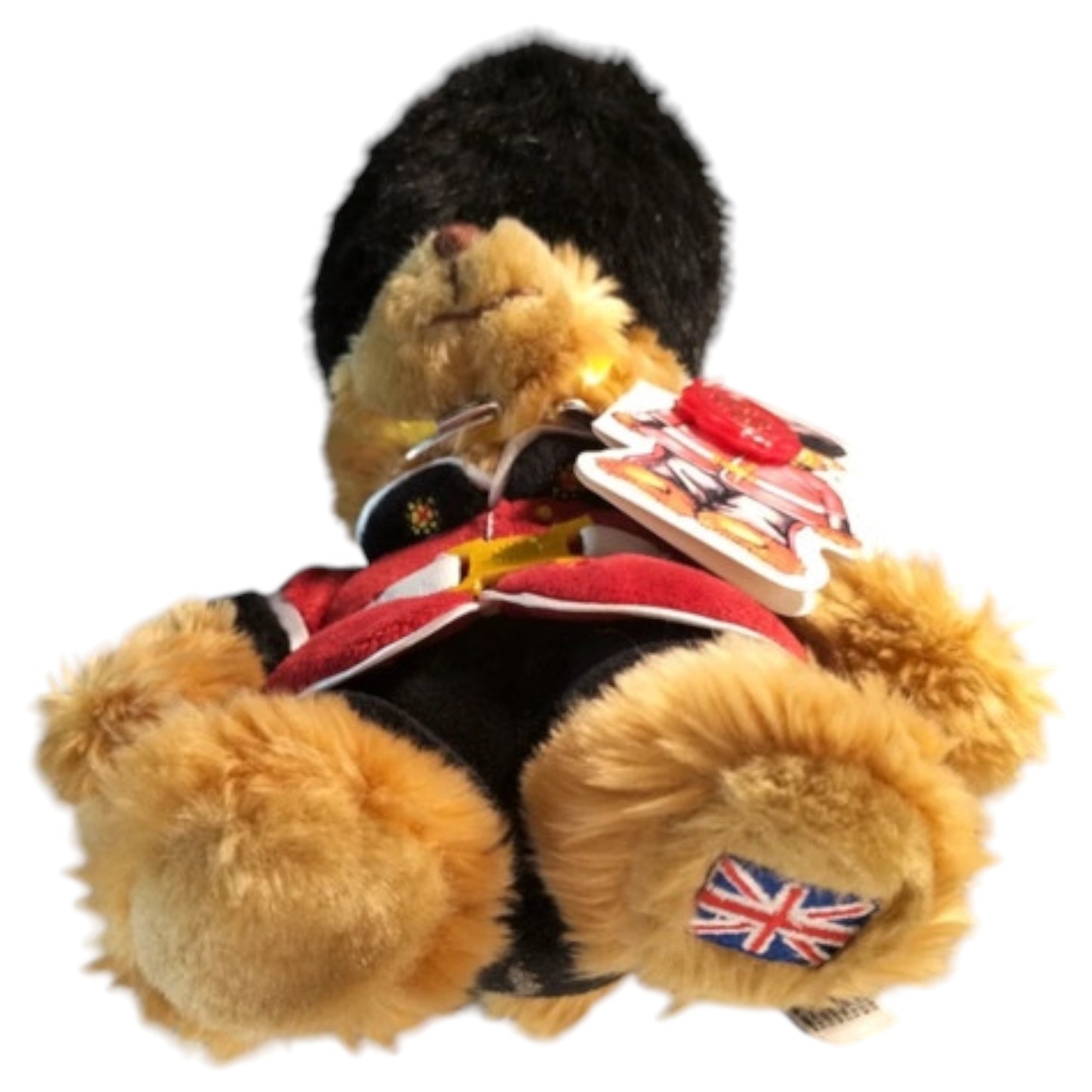 Plush Vintage Queen's Guard Teddy Bear de 25 cm – Keel Toys 2005, Guarda Real Britânica, Deadstock