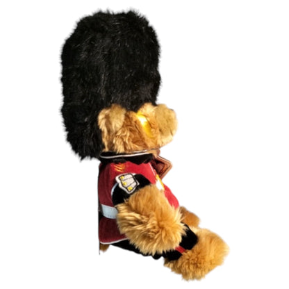 Plush Vintage Queen's Guard Teddy Bear de 25 cm – Keel Toys 2005, Guarda Real Britânica, Deadstock