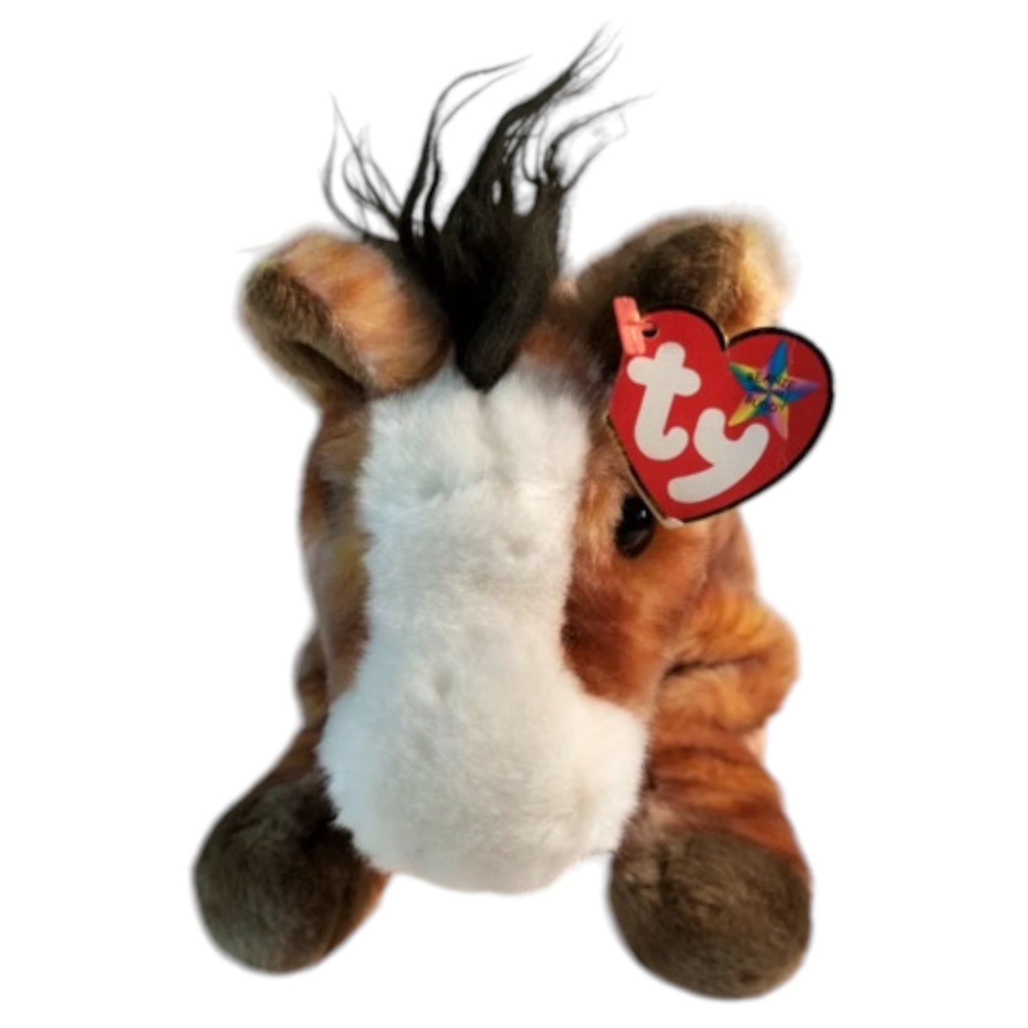 Beanie Baby Oats Horse TY 2001 – Coleção Beanie Buddies Pelúcia Colecionável