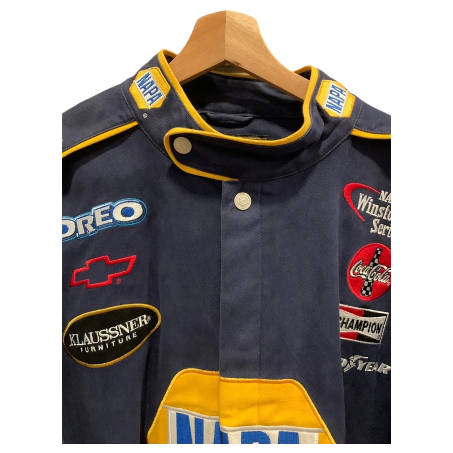 Casaco Napa Auto Parts – Chase Authentics, Tamanho 3XL, Drivers Line Vintage - Madame Surtô Vintage Shop