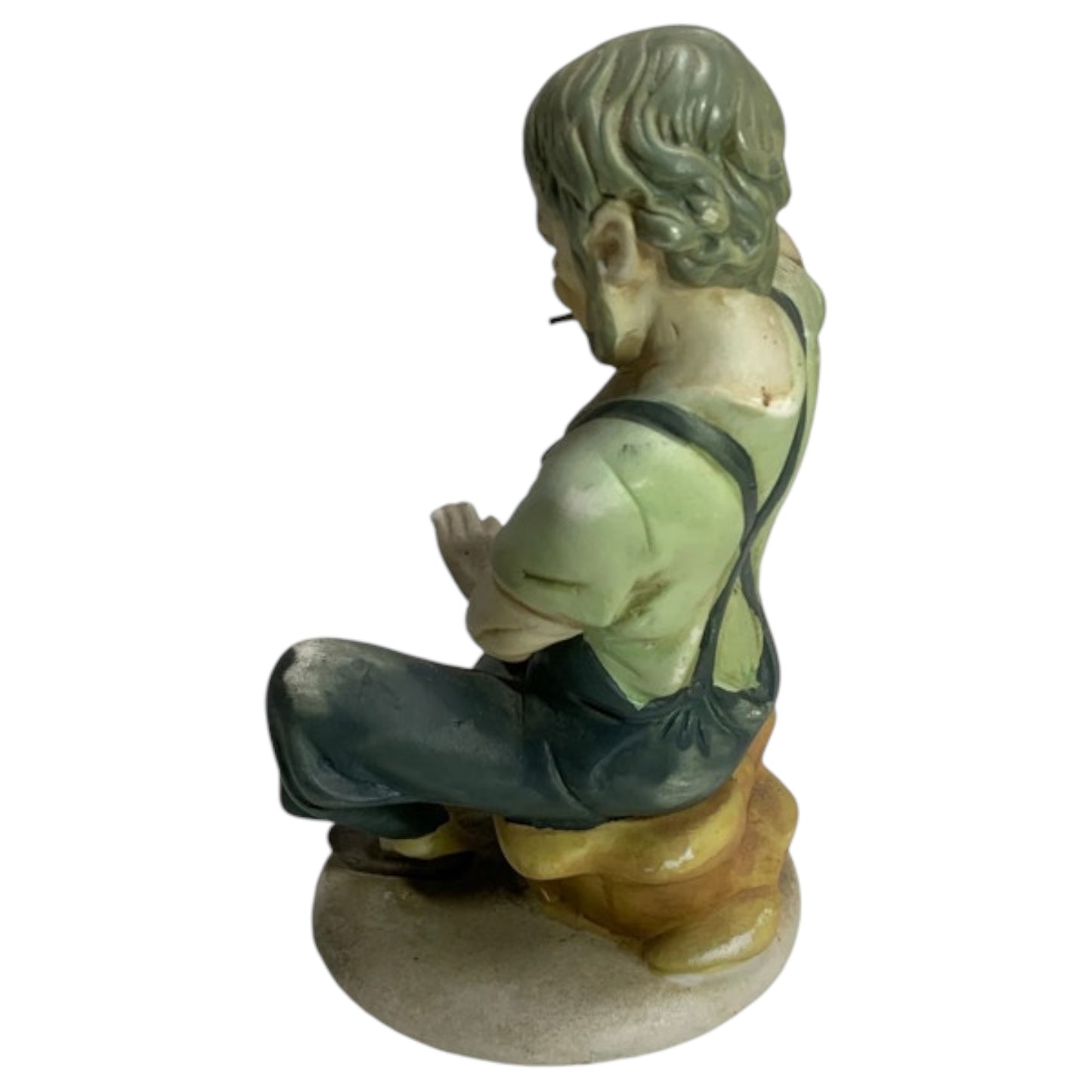 Estatueta Vintage Senhor Sapateiro – Porcelana / Cerâmica