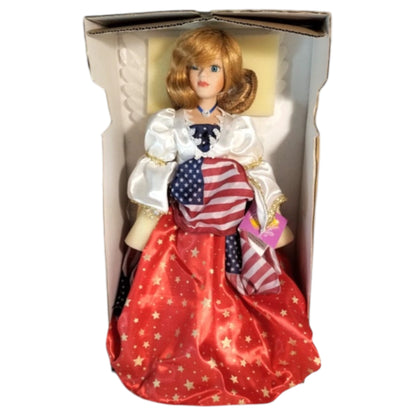 Boneca de Porcelana Premium Edition – Dreams & Treasures Paradise Galleries Temática Americana