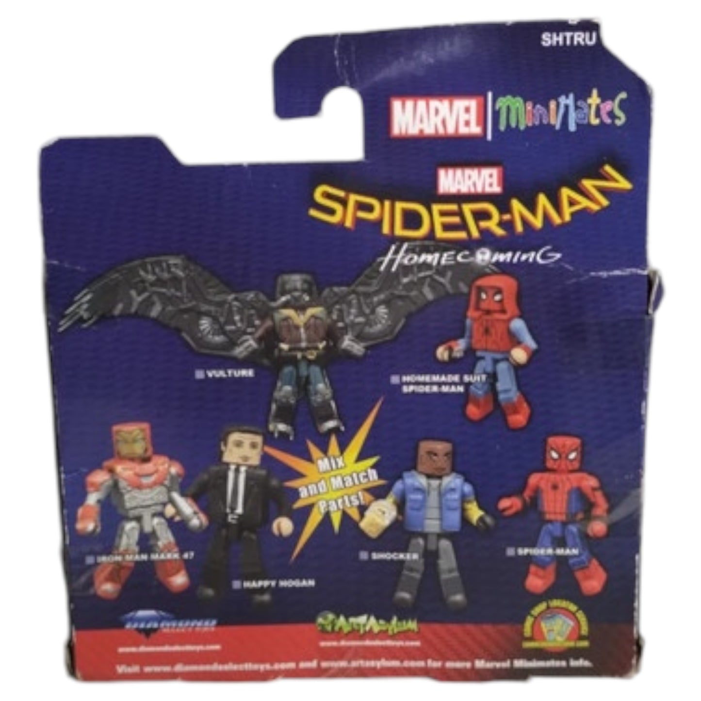 Iron Man e Happy Hogan Minimates – Marvel 2017 Colecionável Lacrado – Embalagem Original