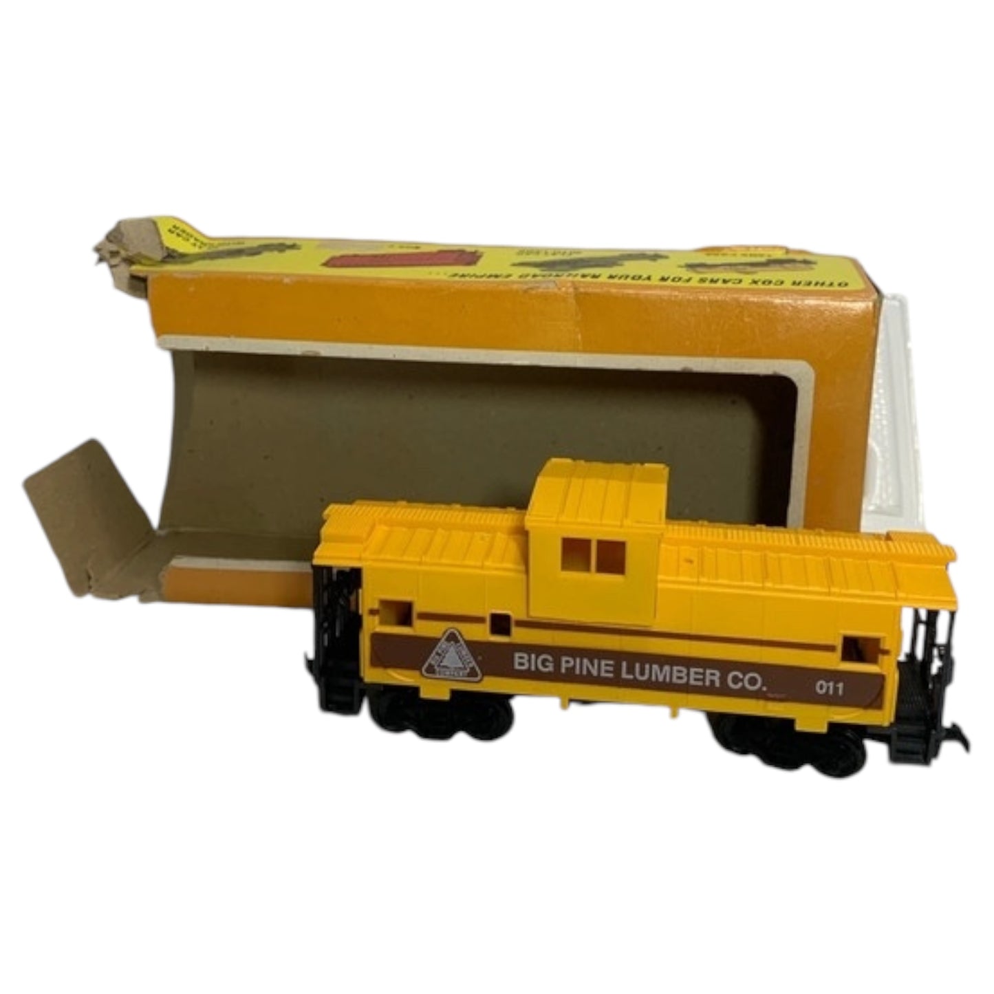 COX HO Scale Big Pine Caboose RTR LNIB (Modelo 6170-9) – Trem Vintage dos Anos 70