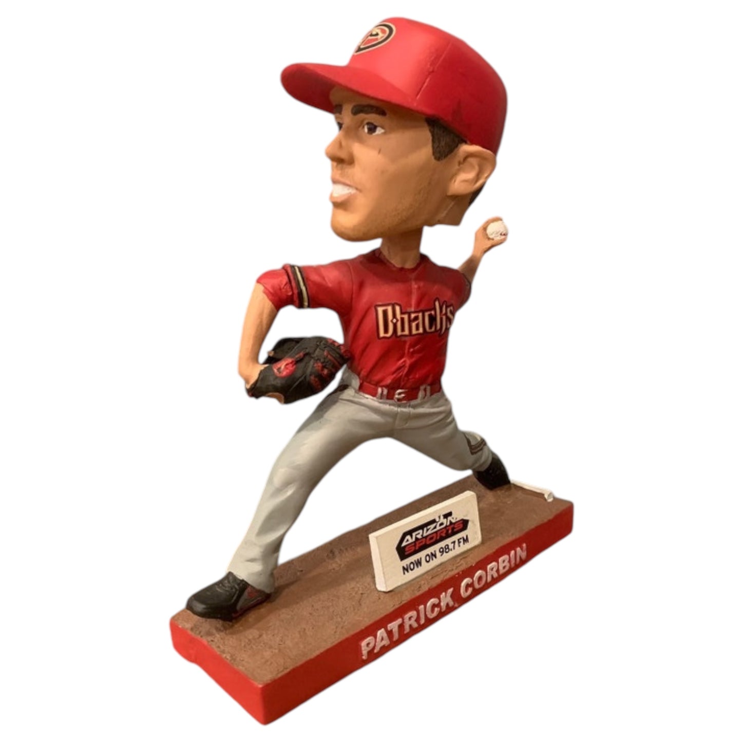 Patrick Corbin Bobblehead Arizona Diamondbacks MLB 2014 – Coleção Exclusiva 16 cm