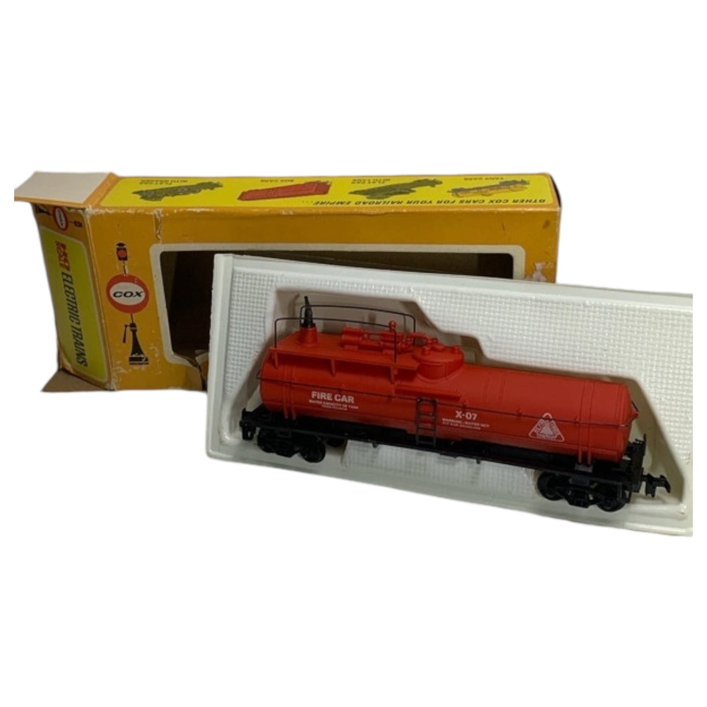 Carro de Bombeiros Vintage 1970 - COX HO Scale Fire Car Big Pine Lumber Company X07