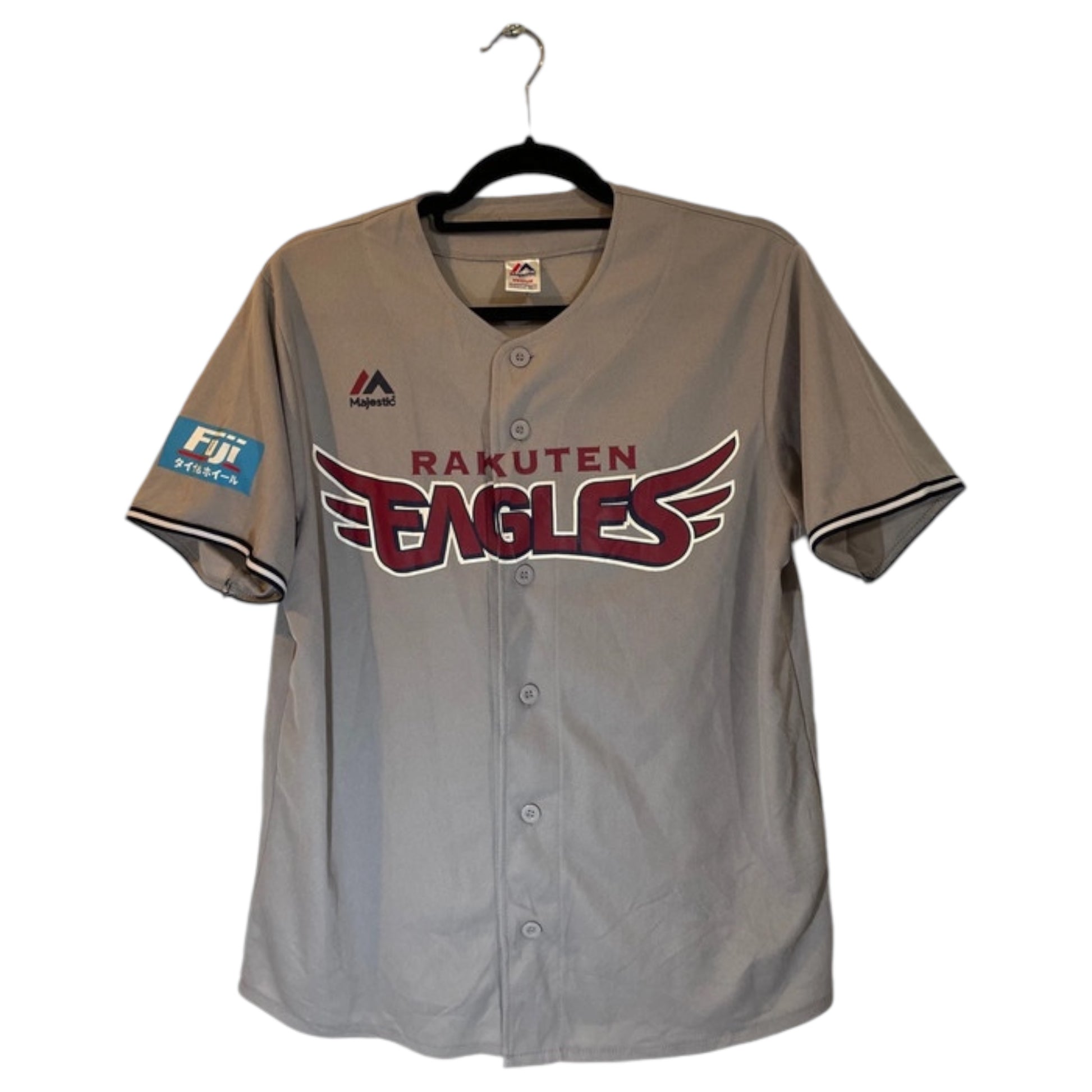 Jerseys Baseball Japonesa Rakuten Eagles Cinza – Diversos Tamanhos - Madame Surtô Vintage Shop