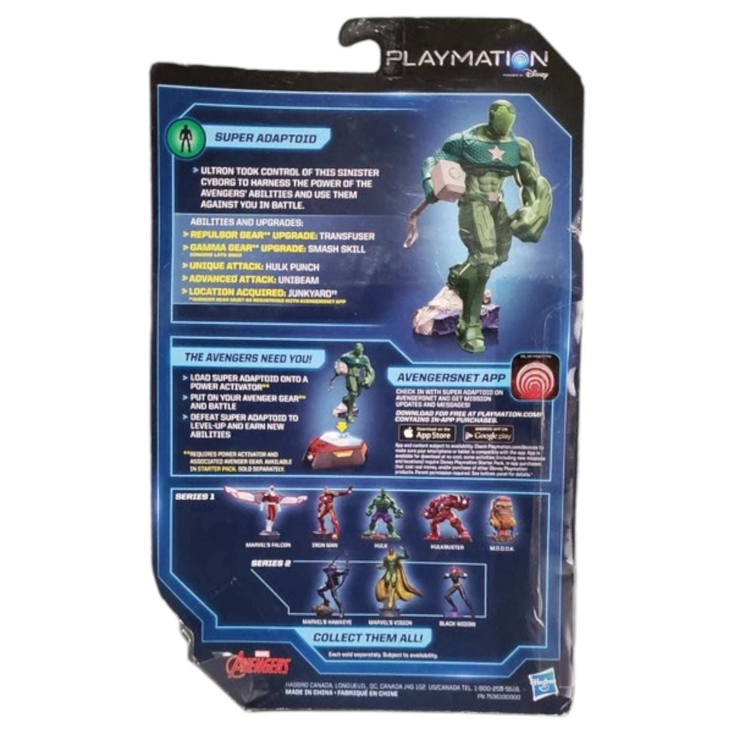 Bonecos Playmation Disney Marvel: Black Widow, Super Adaptoid e MODOK - Figuras de Ação para Jogos