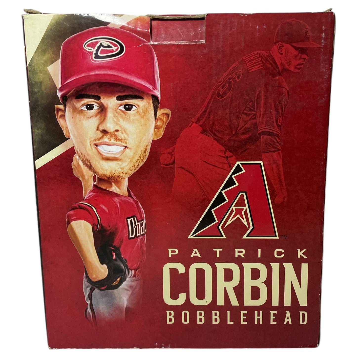 Patrick Corbin Bobblehead Arizona Diamondbacks MLB 2014 – Coleção Exclusiva 16 cm