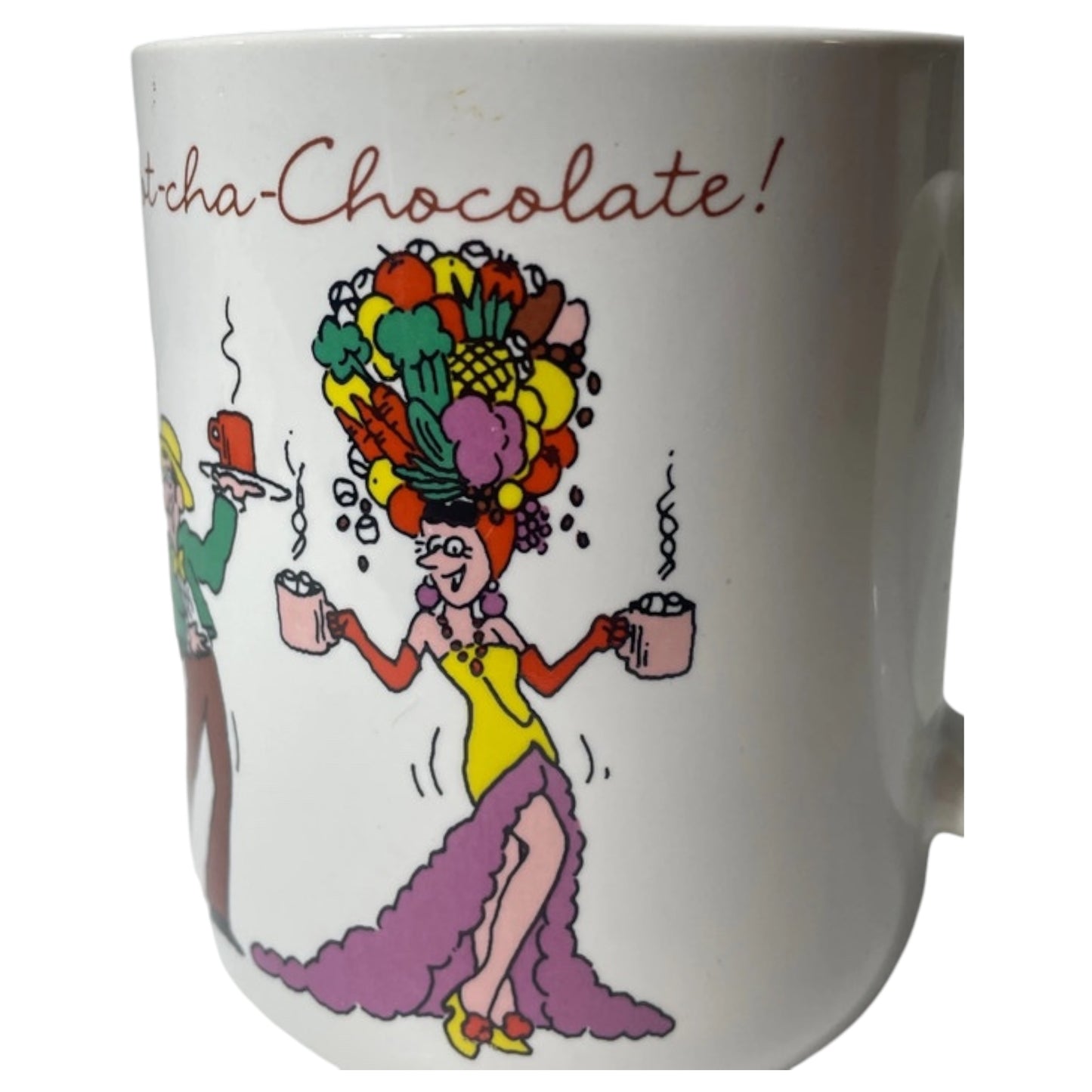 Caneca Vintage Hallmark – Feita no Japão, Dançarinos de Cha-Cha-Cha