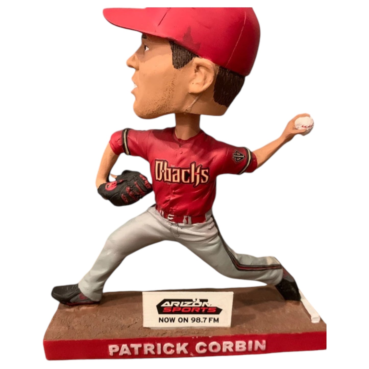 Patrick Corbin Bobblehead Arizona Diamondbacks MLB 2014 – Coleção Exclusiva 16 cm